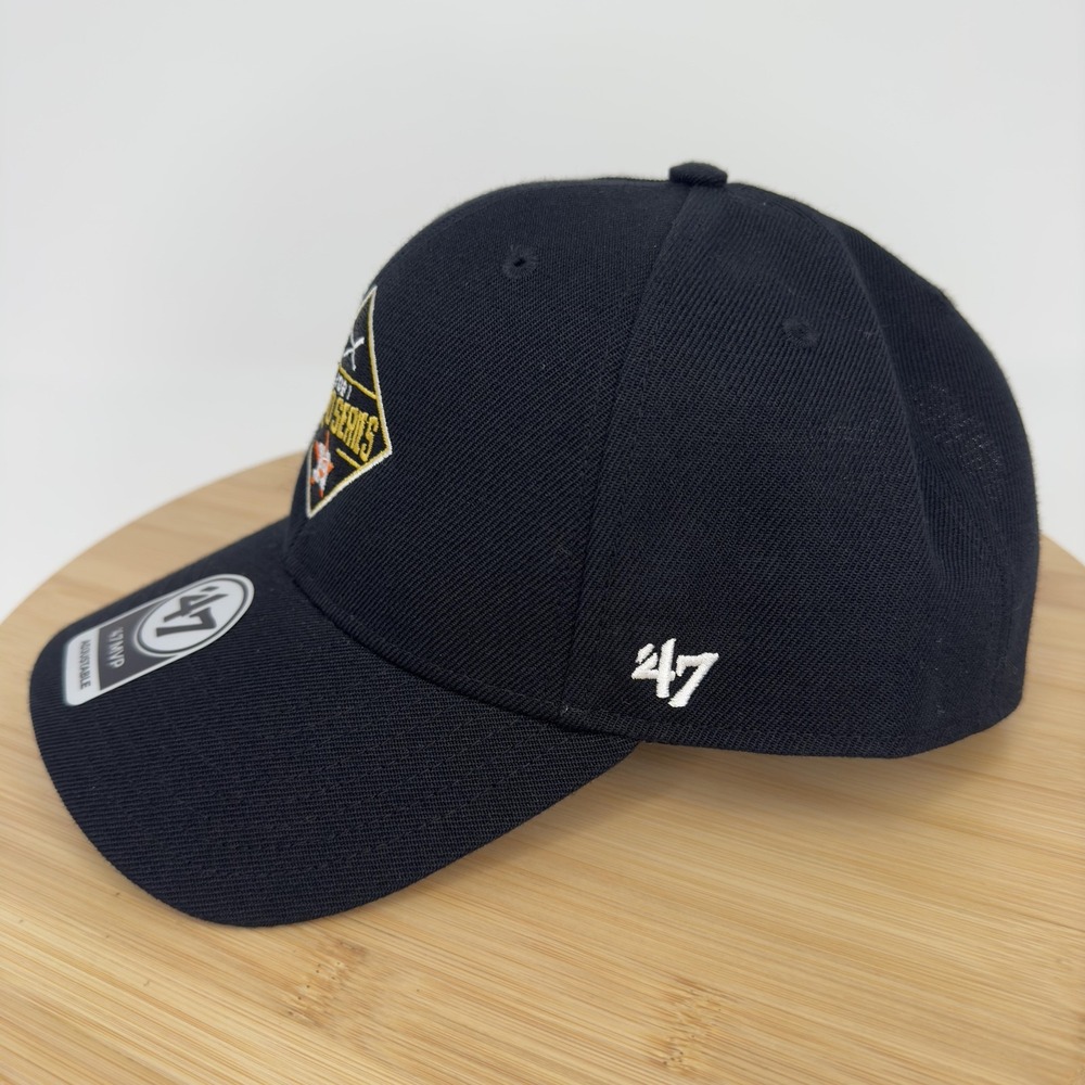 Houston‎ Astros Hat Cap Strap Back Mens Black MLB Baseball 2021 World Series '47 - Picture 2 of 8